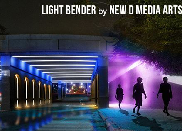 "Light Bender" installation proposed for the Third Avenue viaduct