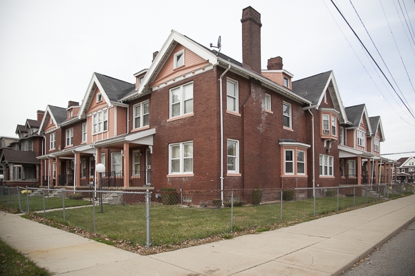 Row houses in the North End