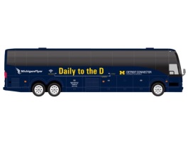 Rendering of The Detroit Connector bus
