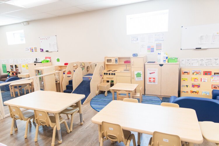 Inside the new Agape Love Child Care Center in Detroit's Morningside neighborhood.