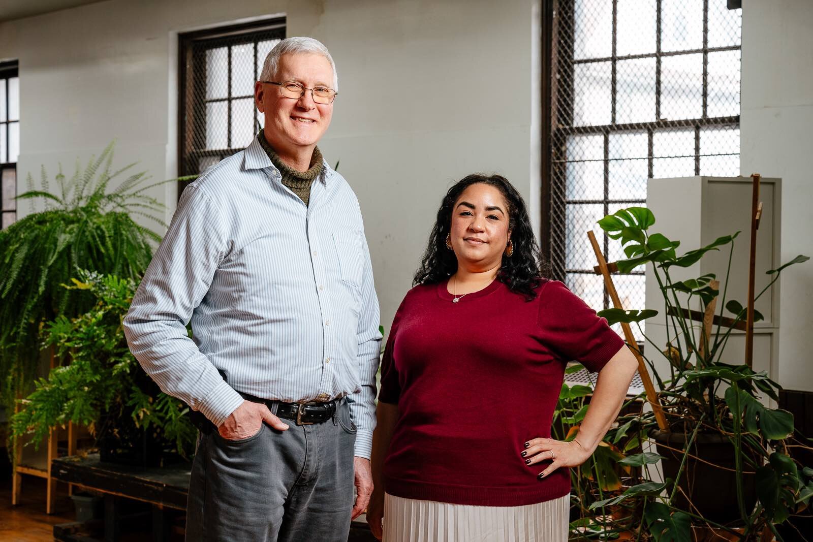 Richard Cannon, Church of the Messiah Housing Corporation, and Rachel Yamakura, Enterprise Community Partners. Enterprise provides HUD Section 4 funding to the RESS program. 