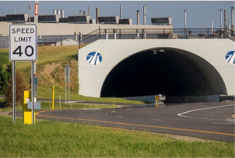 The American Center for Mobility was specifically deigned to put autonomous vehicles through rigorous testing applications. Photo by ACM.