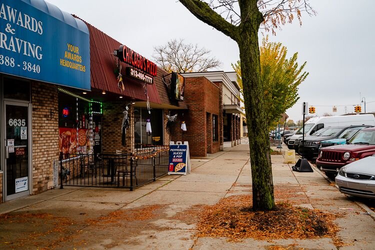 The long view of downtown Allen Park