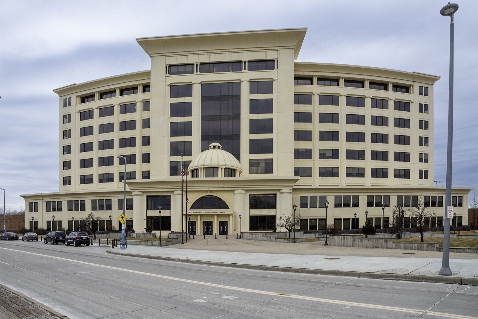 The Cuyahoga County Juvenile Detention Center is located in Cleveland, Ohio.