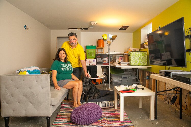 Heather Bendure and Matt Martus are trying to protect their Grosse Pointe Park bungalow from future flooding.