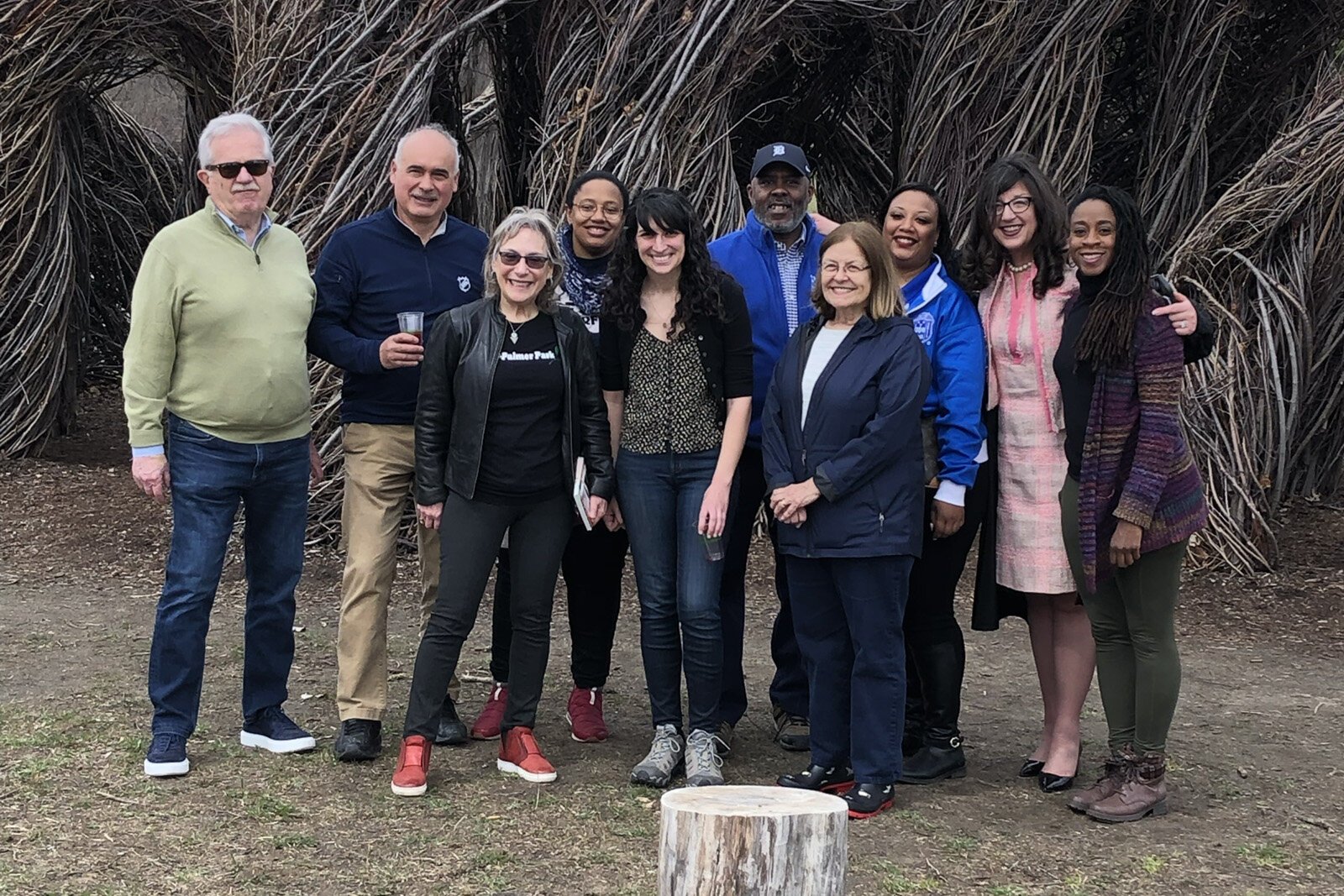 Detroit Parks Coalition staff and members in 2022.