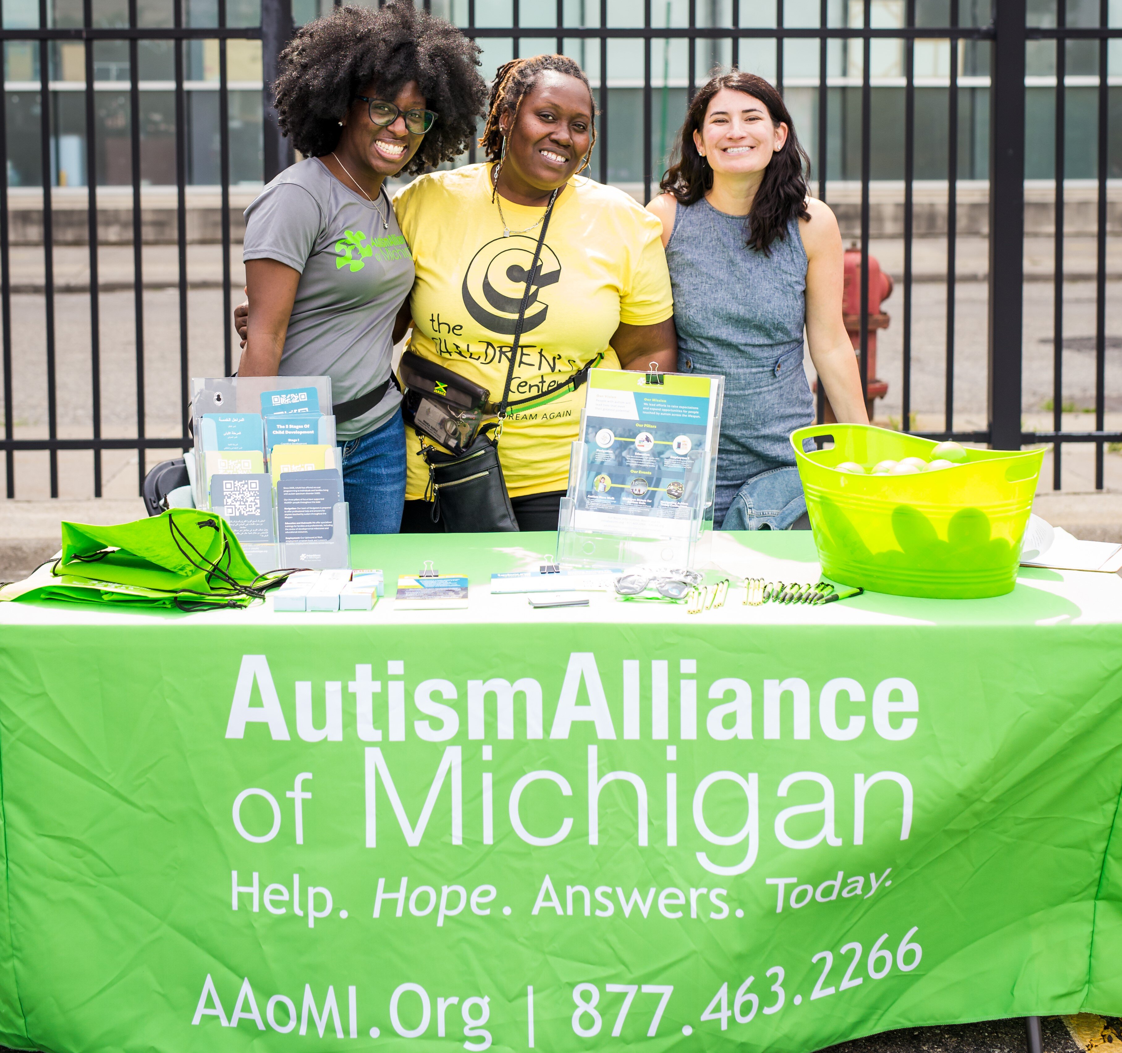 AAoM held a back-to-school event at Corner Health in Ypsilanti on Aug. 16.