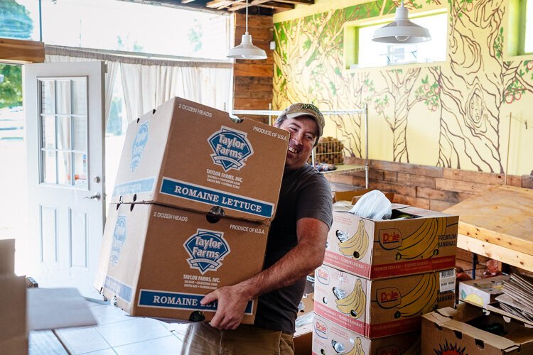 Cole Yoakum at Sprout Fresh Food Store. Photo by Nick Hagen.