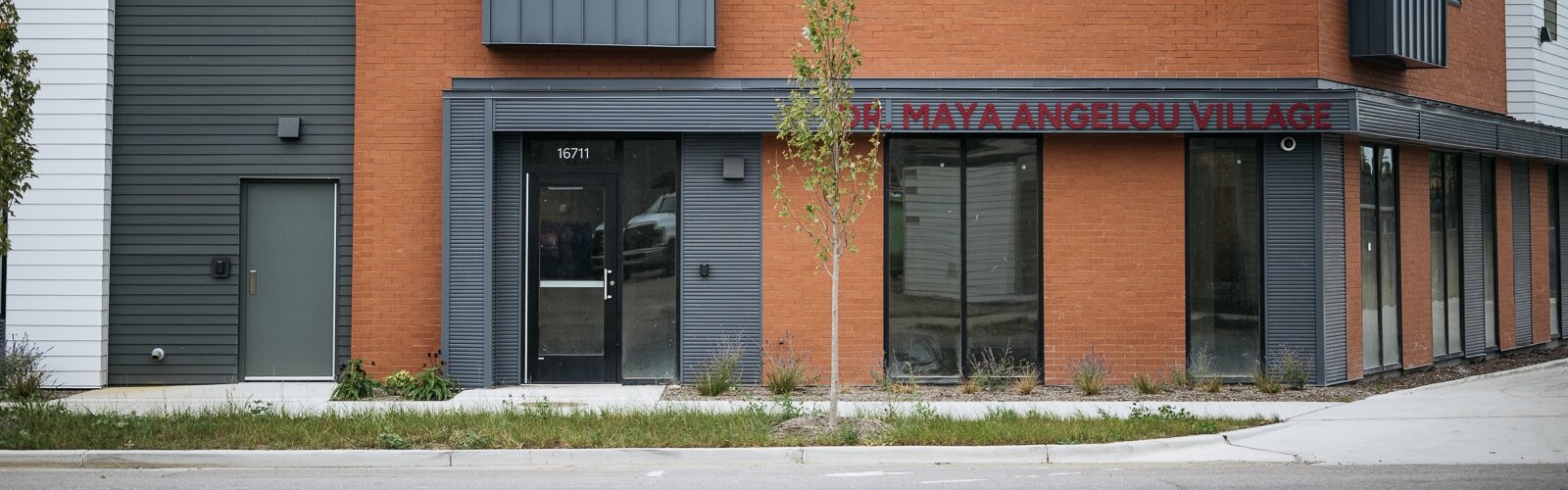 Dr. Maya Angelou Village is a new supportive housing apartment building in Brightmoor