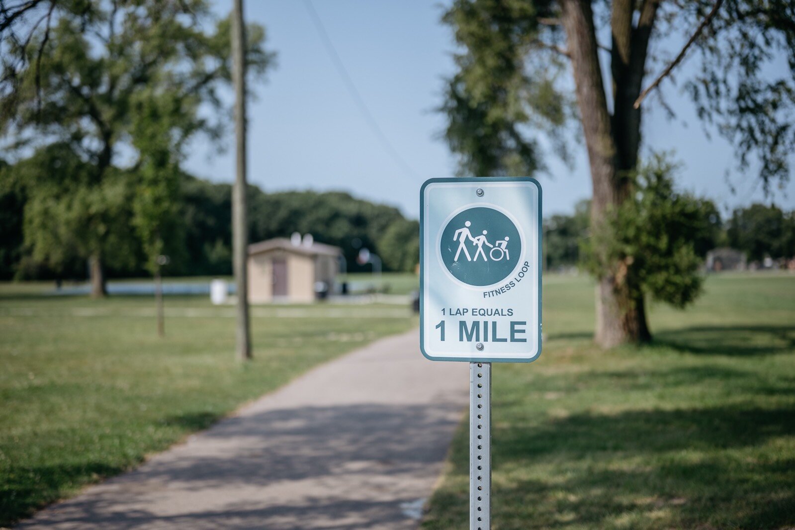 A fitness loop is just one of the amenities at O’Hair Park